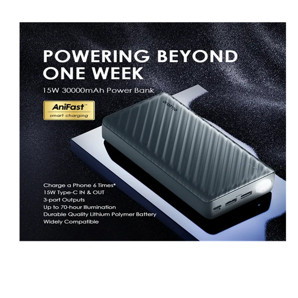 oraimo PowerBox 300 Lit 30000mAh 15W Power Bank
