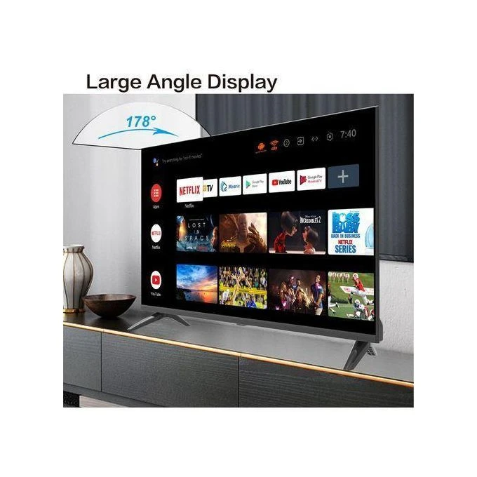Hikers 32'' Inch Frameless Android Smart HD LED TV - Black