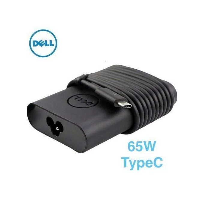DELL 65W AC Adapter Type-C Laptop Charger (egg design) plus power cable