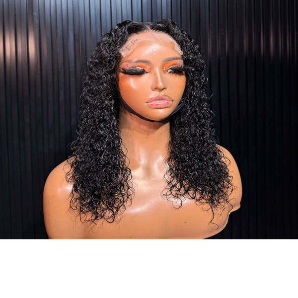 14" Pixie curls with 5by5 closure