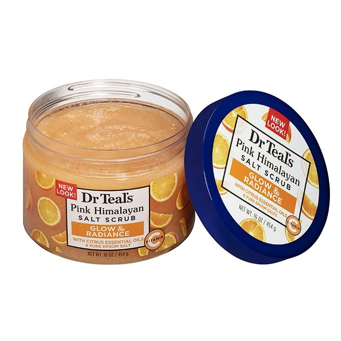 Dr Teal's Salt B/Scrub 454g Vitamin C