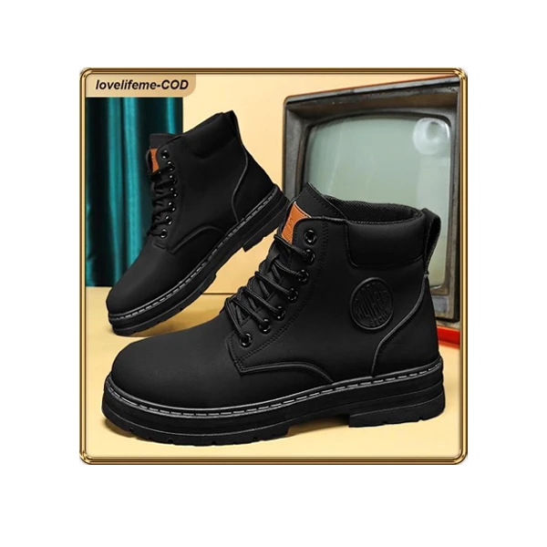 ASHION ASHION Martin Boots: Sleek, Durable, And Stylish Footwear For Every Occasion!