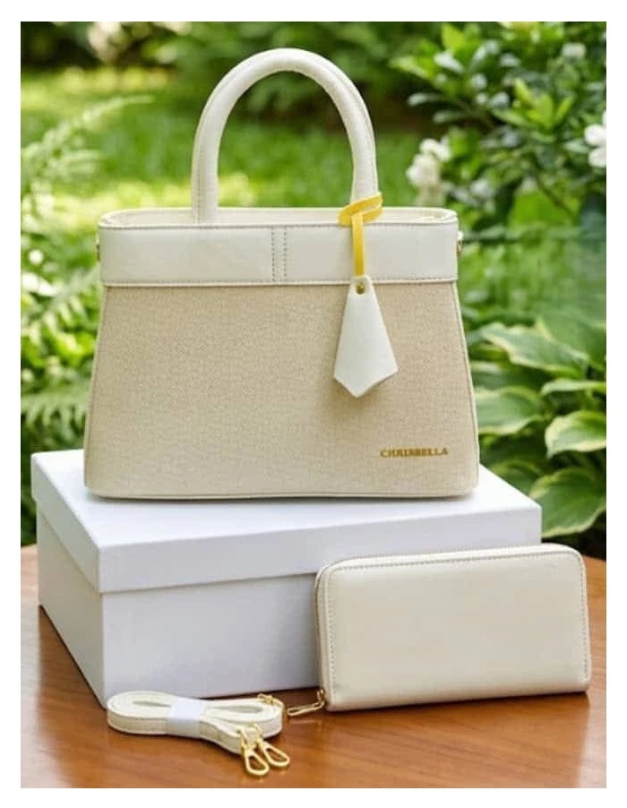 2in1 chrisbella bag available as seen , Women's Elegant 2-Piece Handbag Set