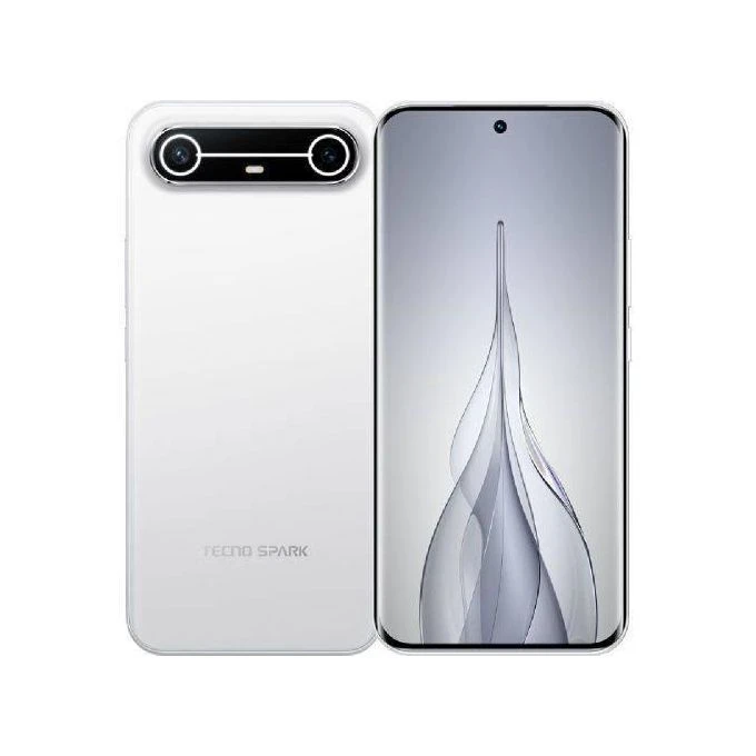 Tecno Spark Slim 6.78” – 8GB RAM+ 256GB ROM- Android 15-5160mAh- Slim white